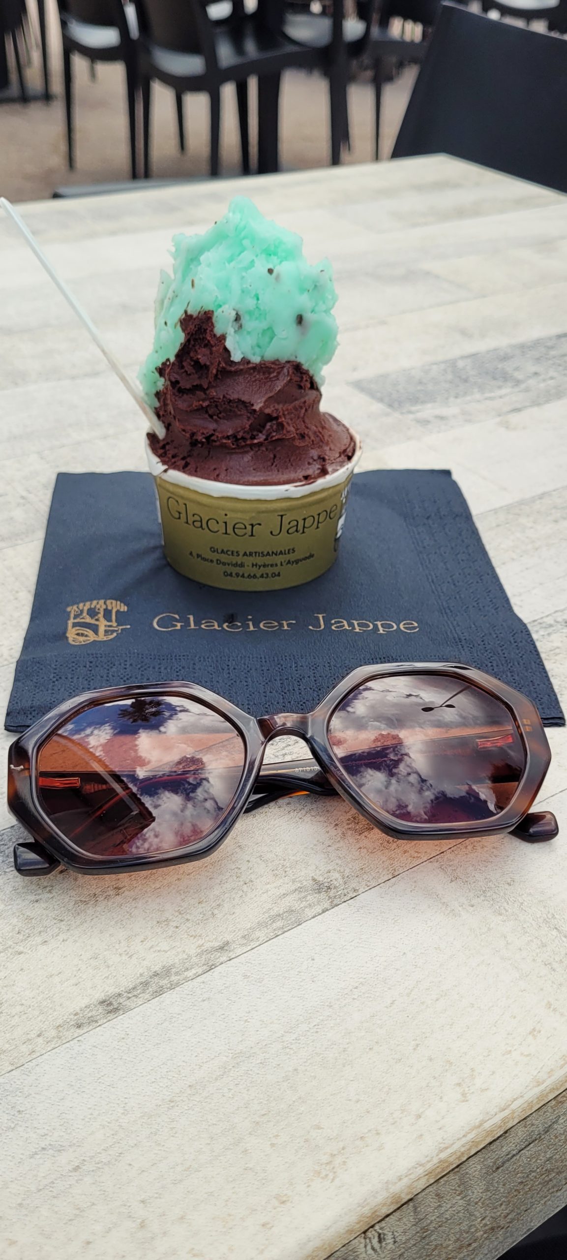 Glace artisanale, glacier artisan, Hyères, Var