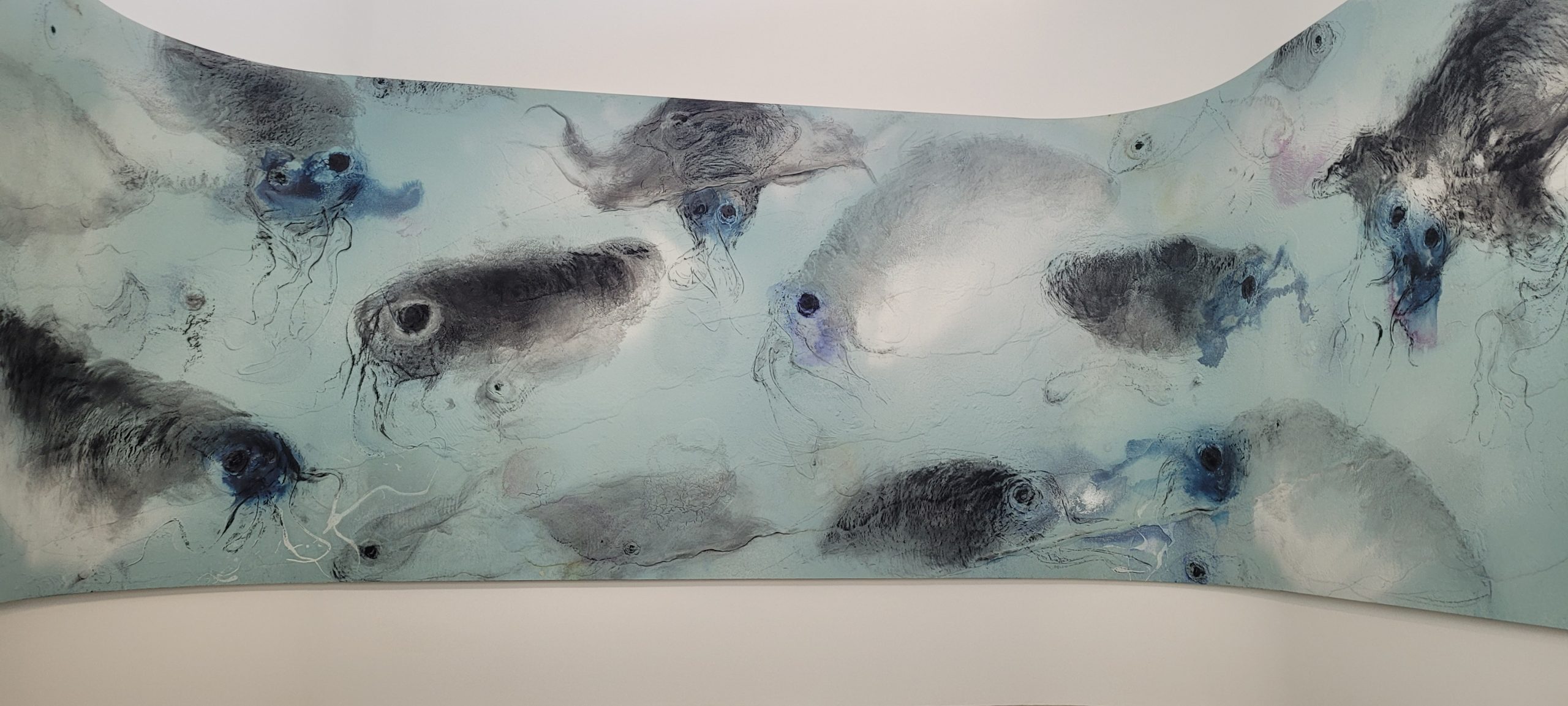 Oeuvre murale permanente, Fondation Carmignac, île de Porquerolles